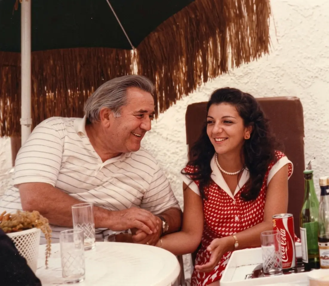 Daniela Donaudi con il maestro Ugo Amendola