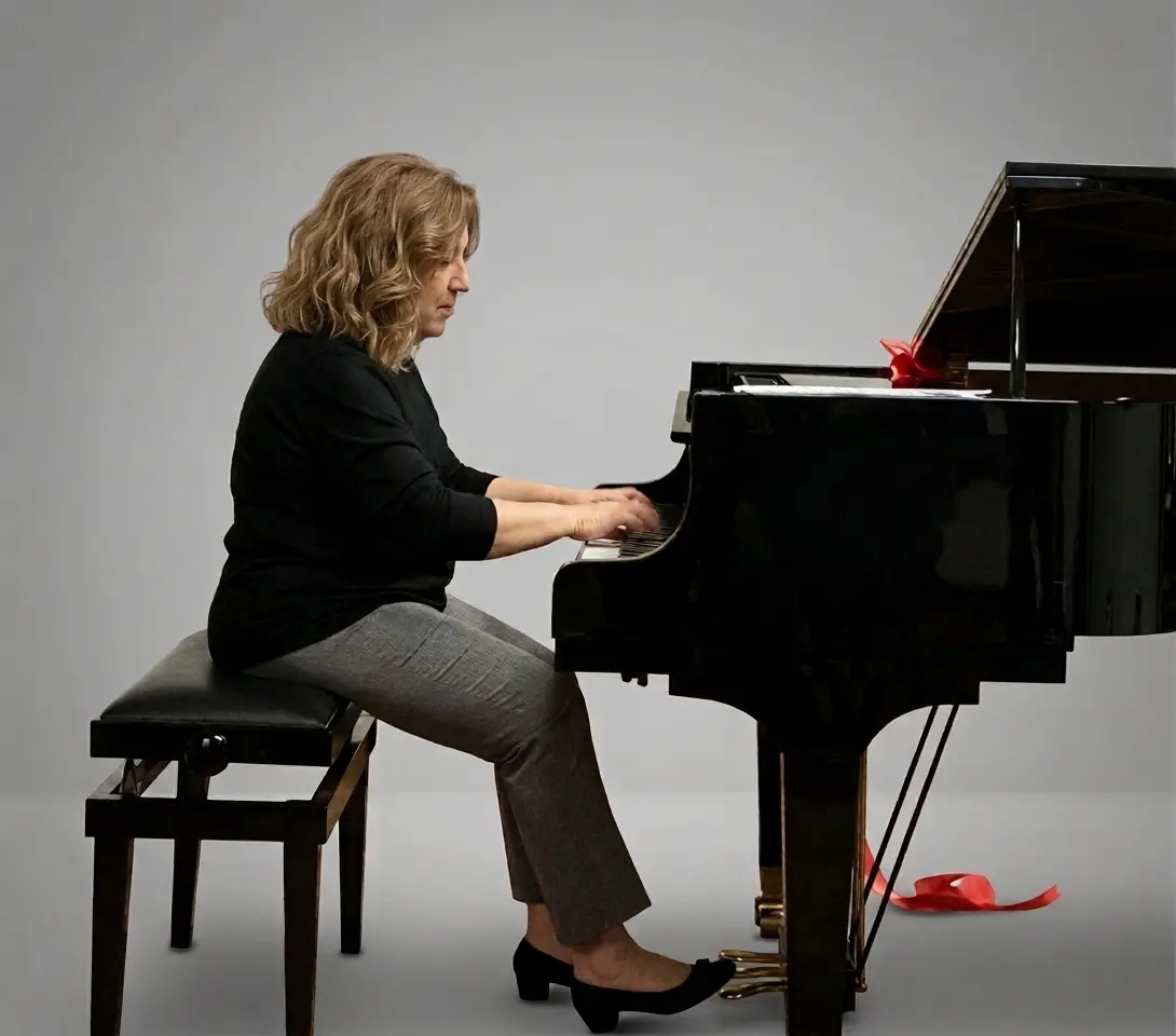 Daniela Donaudi al pianoforte